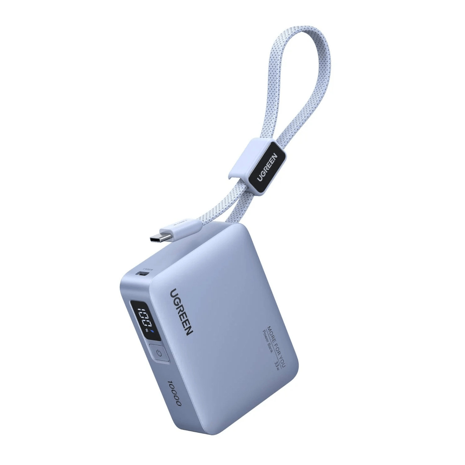 UGreen Nexode 10000mAh 30W Power Bank with Built-in USB Type-C Cable-1