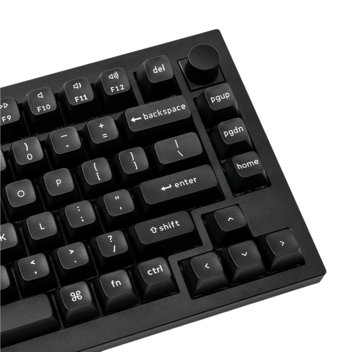 Keychron double Shot KSA PBTFull Keycap Set - White On Black-2