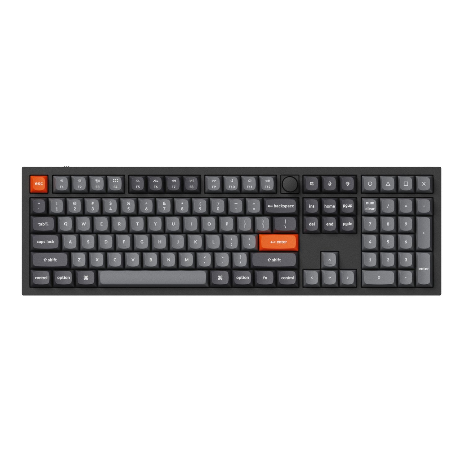 Keychron Double-Shot PBT OSA Keycap Set - Grey-4