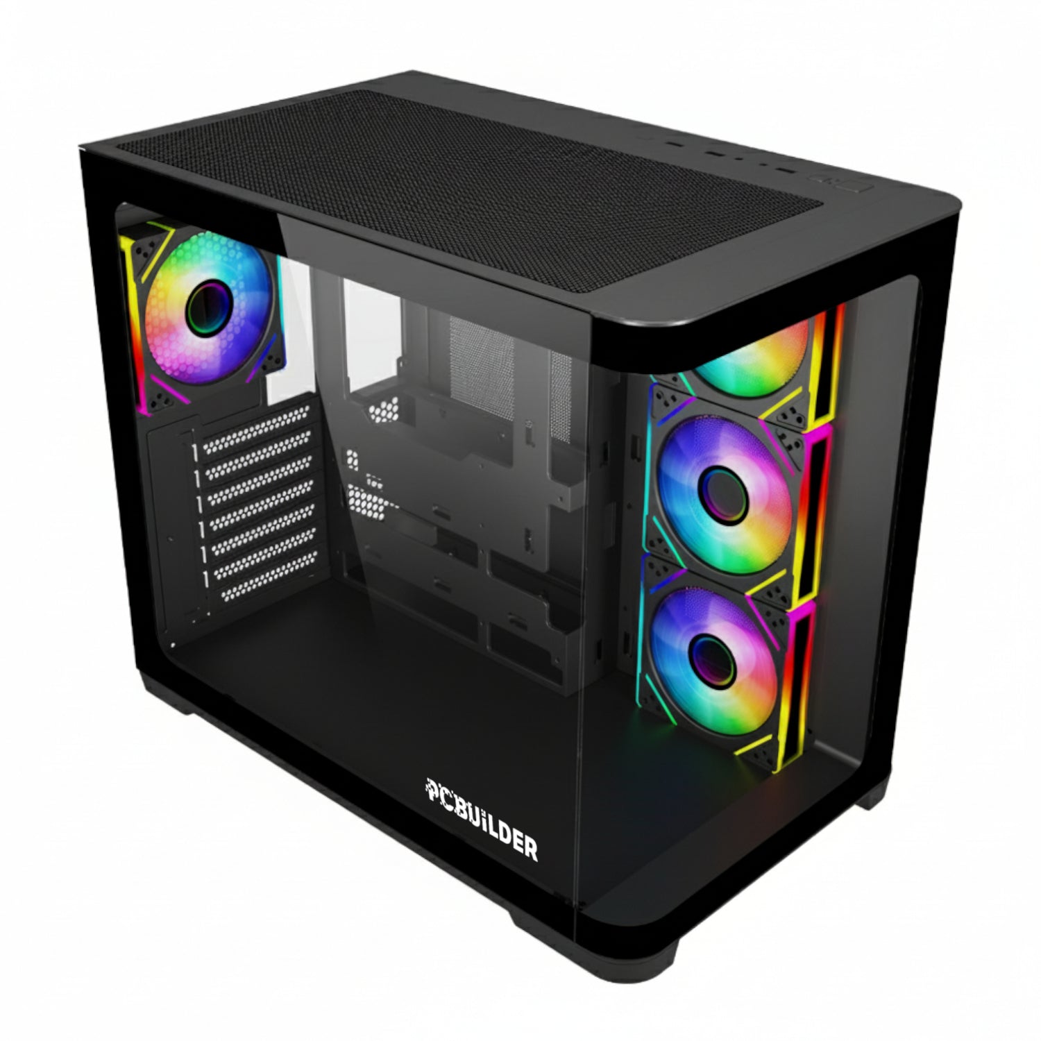 PCBuilder HOLDFAST ATX Back-Connect Gaming Chassis-1