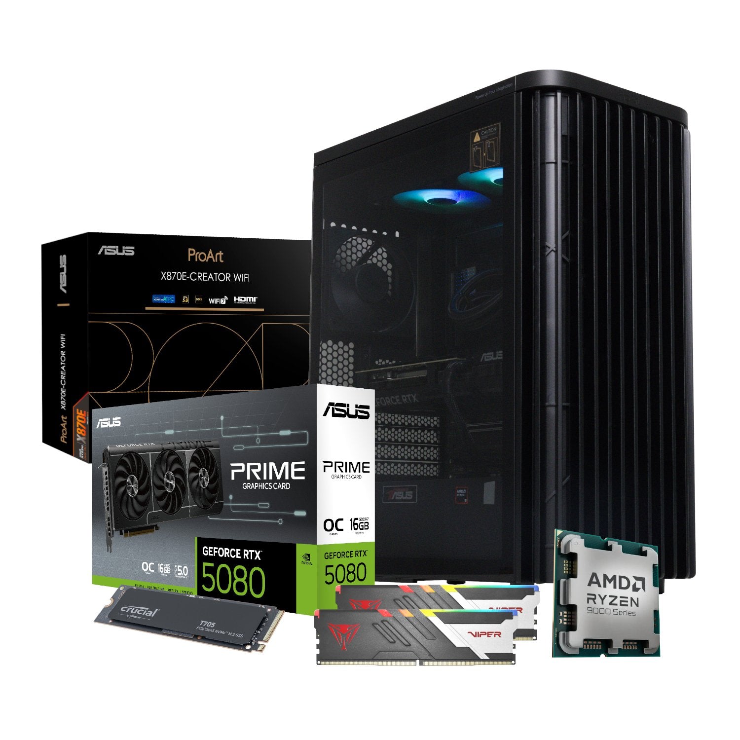 PCBuilder Ryzen 9 9950X REMBRANDT Windows 11 Creator PC-1