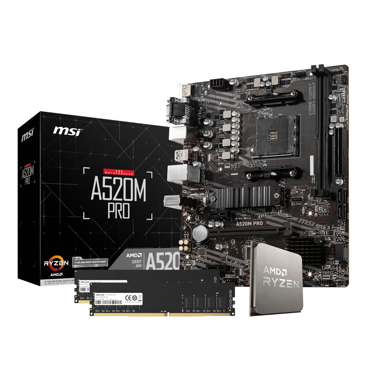 PCBuilder AMD Ryzen 3 3200G LEVEL UP Core Upgrade Kit-0