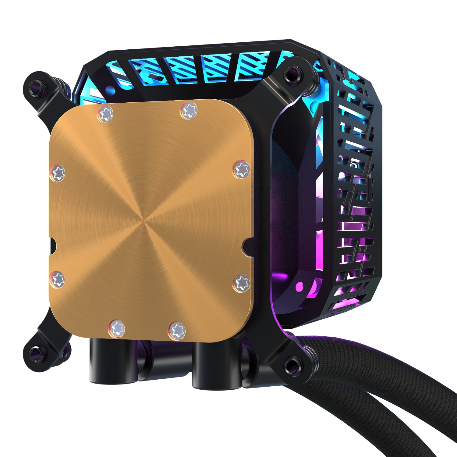 ASRock Phantom Gaming 360 LCD All-in-one Liquid CPU Cooler - Black-5