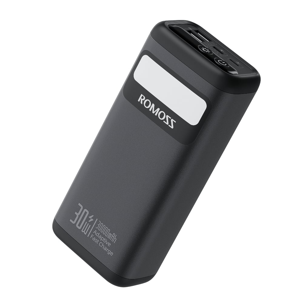 Romoss PMT30 30000mAh 30W Fast Charge Power Bank – Black-2
