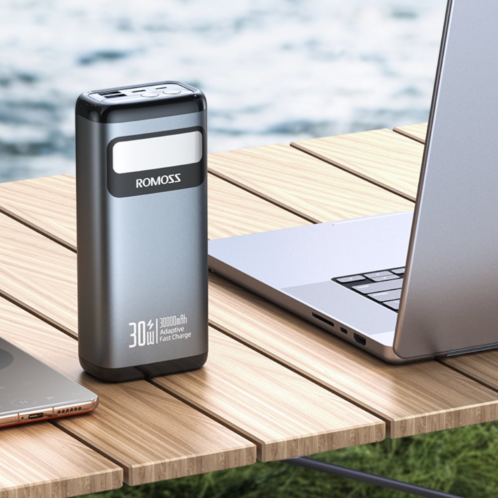 Romoss PMT30 30000mAh 30W Fast Charge Power Bank – Black-5