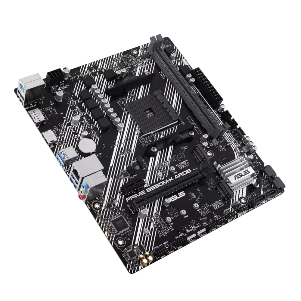 Asus PRIME B550M-K ARGB AM4 M-ATX Motherboard-2