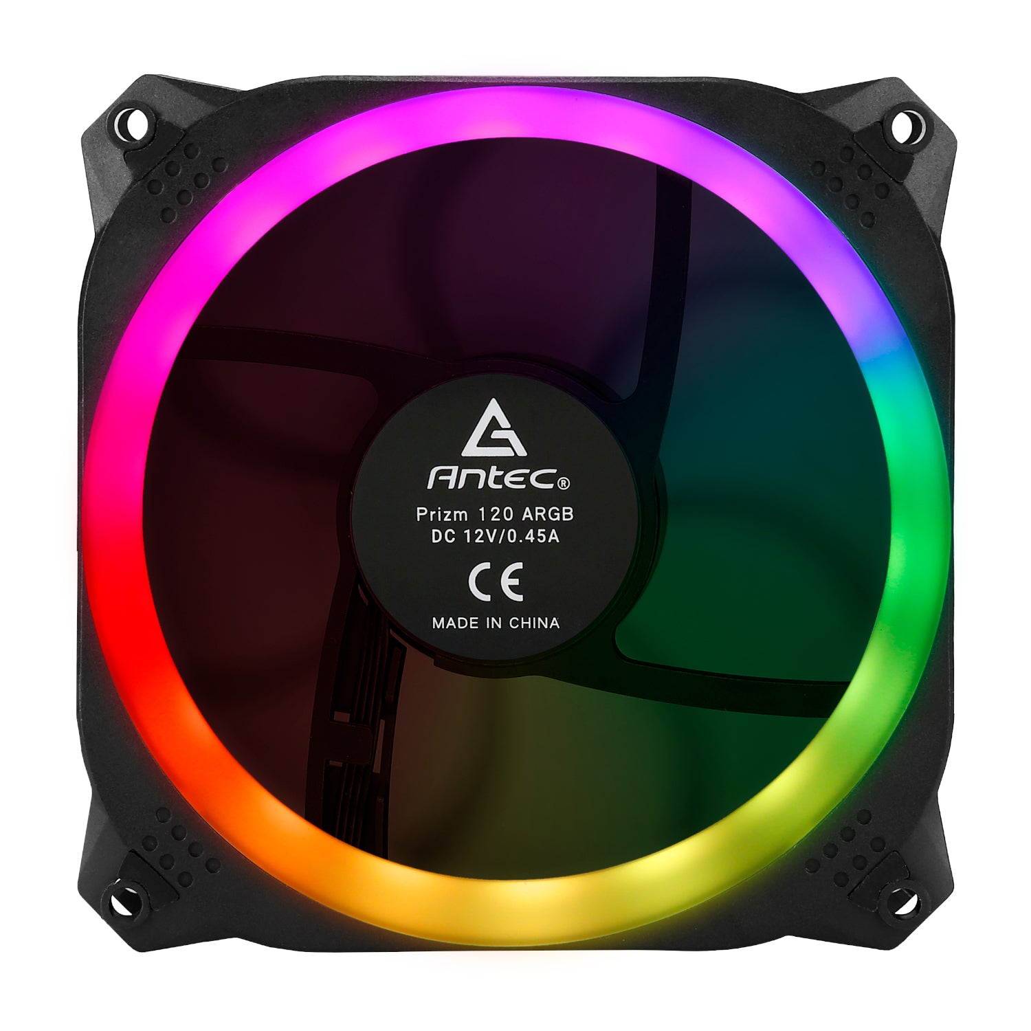 Antec Prizm 120 ARGB Case Fan 5 Pack + Controller - Black-3
