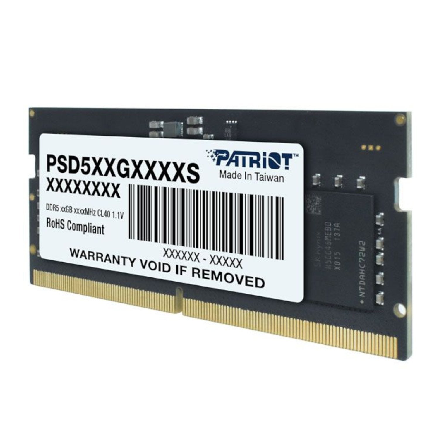 Patriot Signature Line 16GB 5600MHz DDR5 SODIMM Notebook Memory-1