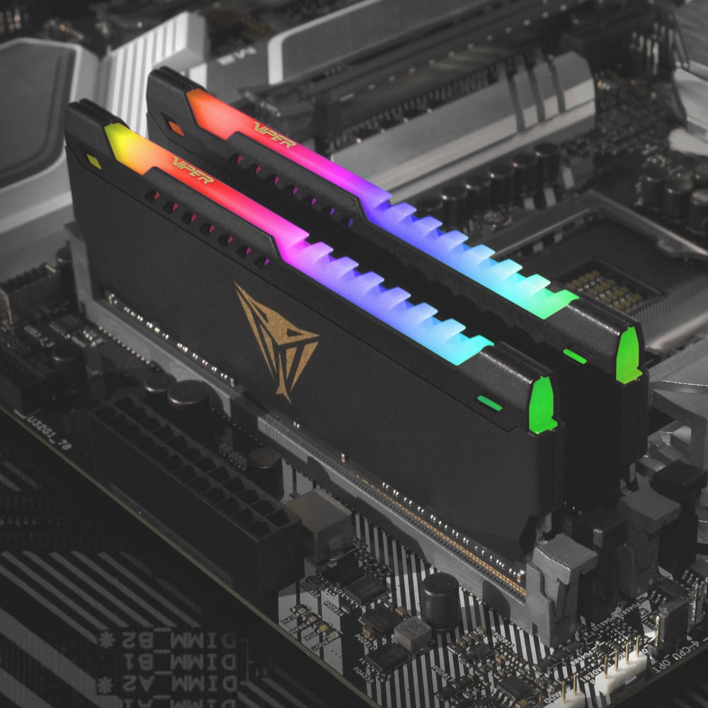 Patriot Vipersteel 32GB KIT (2x16GB) 3600MHz DDR4 Desktop Gaming Memory RGB-4