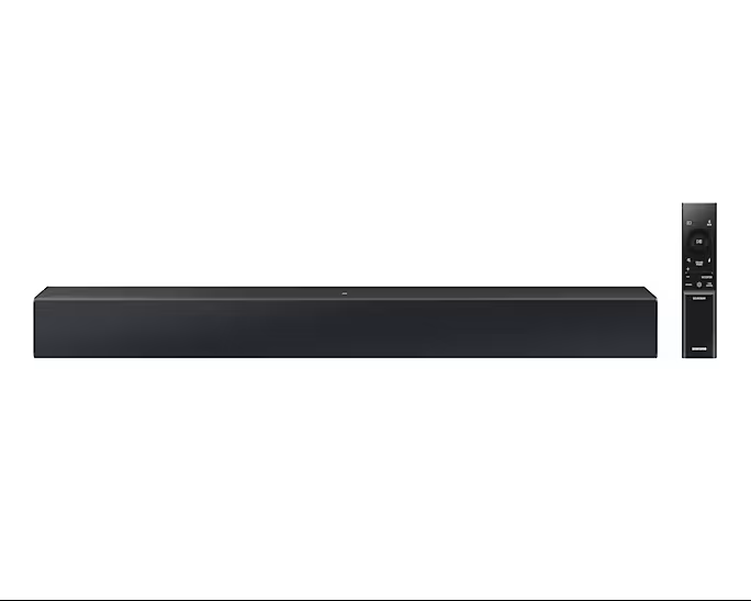 SAMSUNG WIRELESS SOUNDBAR  2.0CH  40W  BUILT-IN WOOFER  HDMI ARC  BLUETOOTH TV CONNECTION  SURROUND SOUND EXPANSION  VOICE ENHANCE  NIGHT MODE  ONE REMOTE CONTROL-0