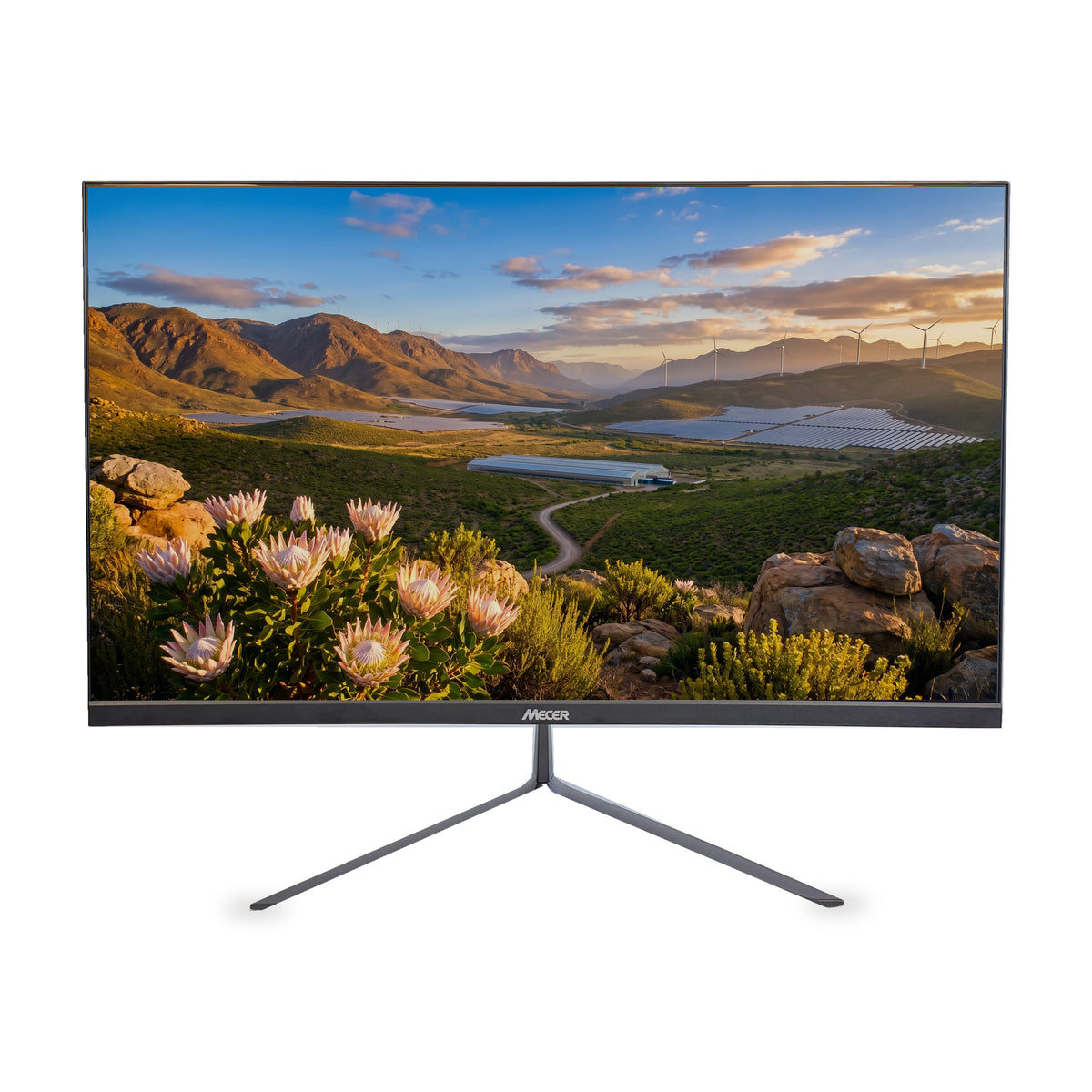MECER 23.8'' FULL HD 1920X1080 LED MONITOR - BLACK VGA +HDMI (excludes Dedicated Power Cord)-0