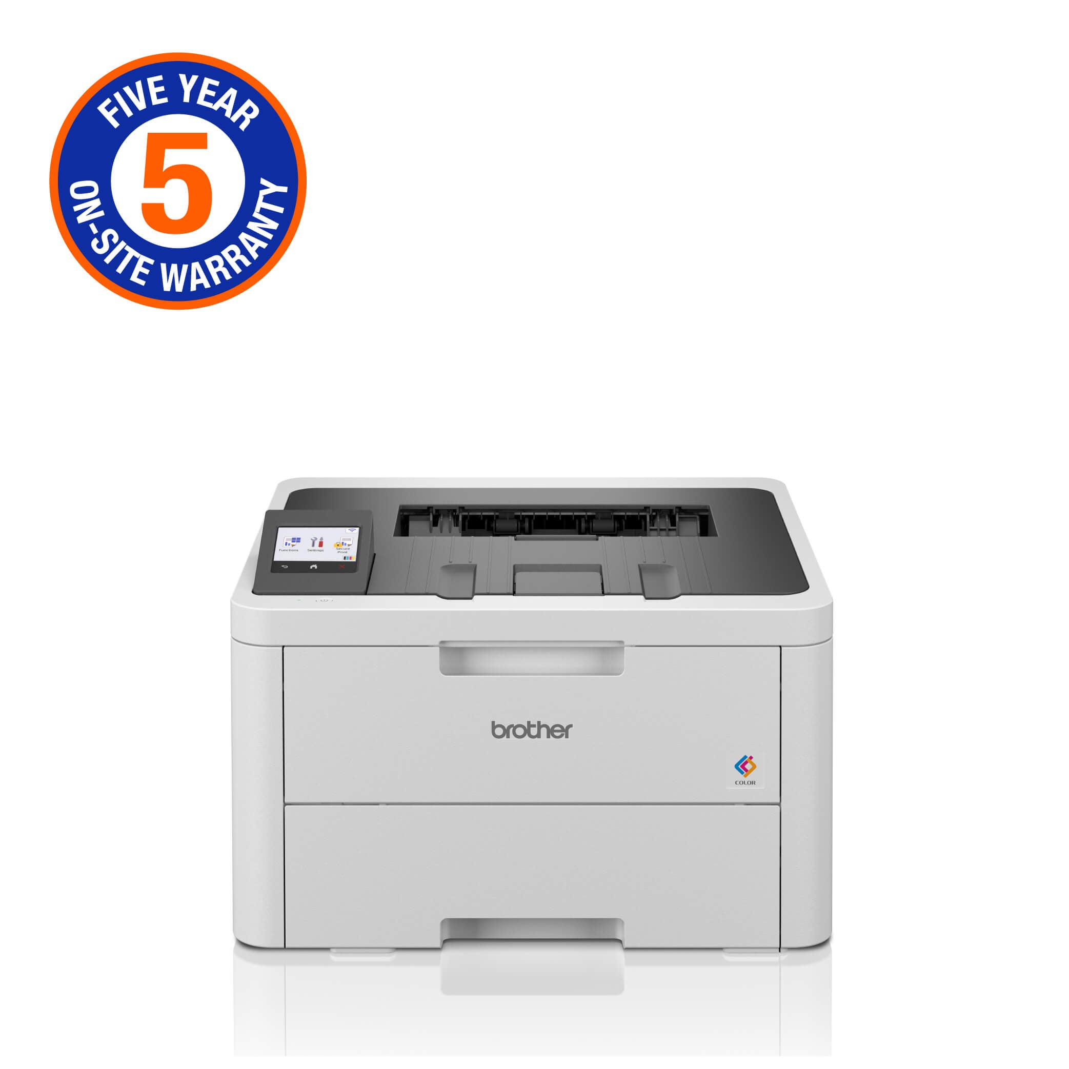 Brother Colour Duplex Laser Printer with wired and wireless networking capability (5YR onsite)-0