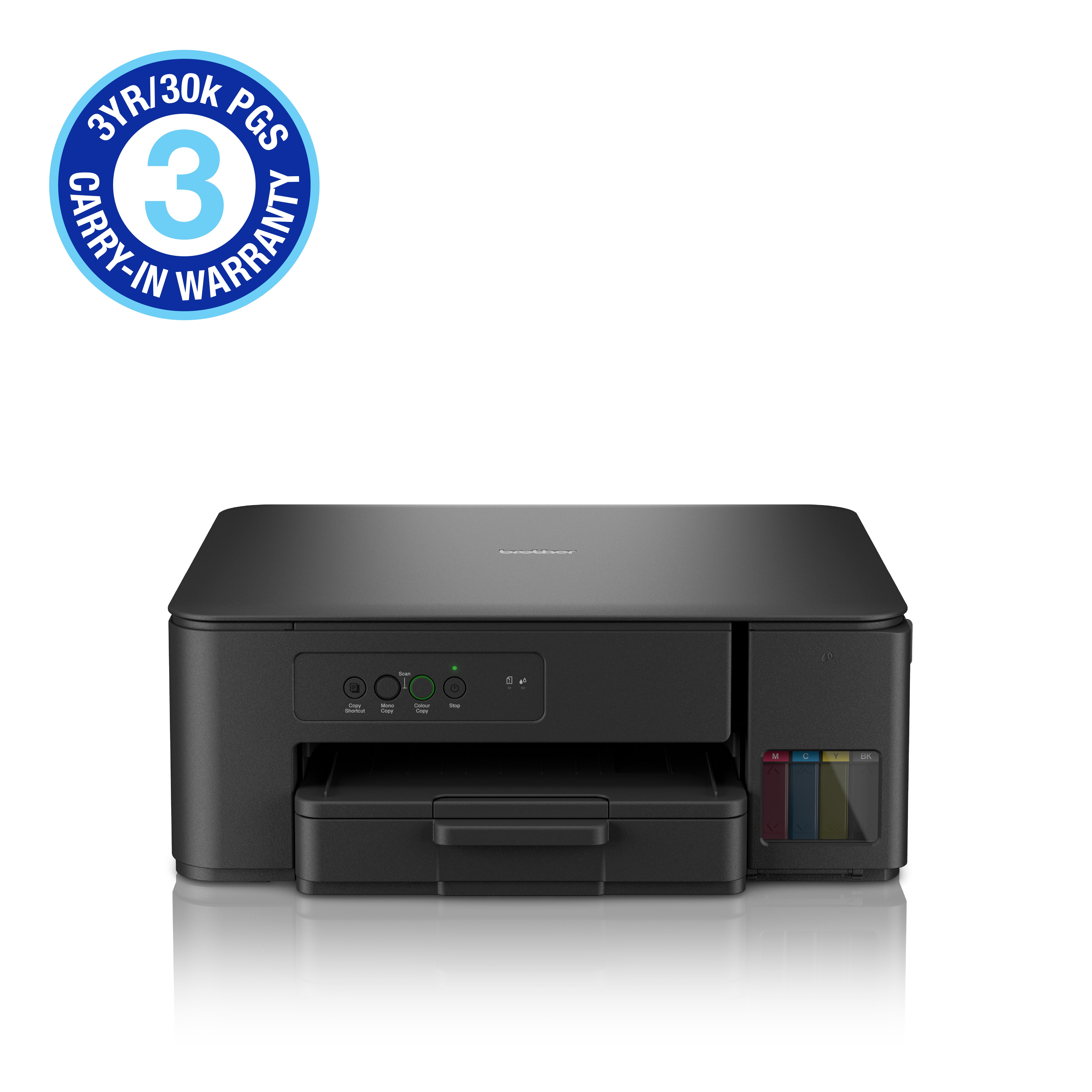 Brother DCP-T230 3-in-1 Ink Tank Printer - USB only (3YR / 30 000 Page Carry In Warranty)-0