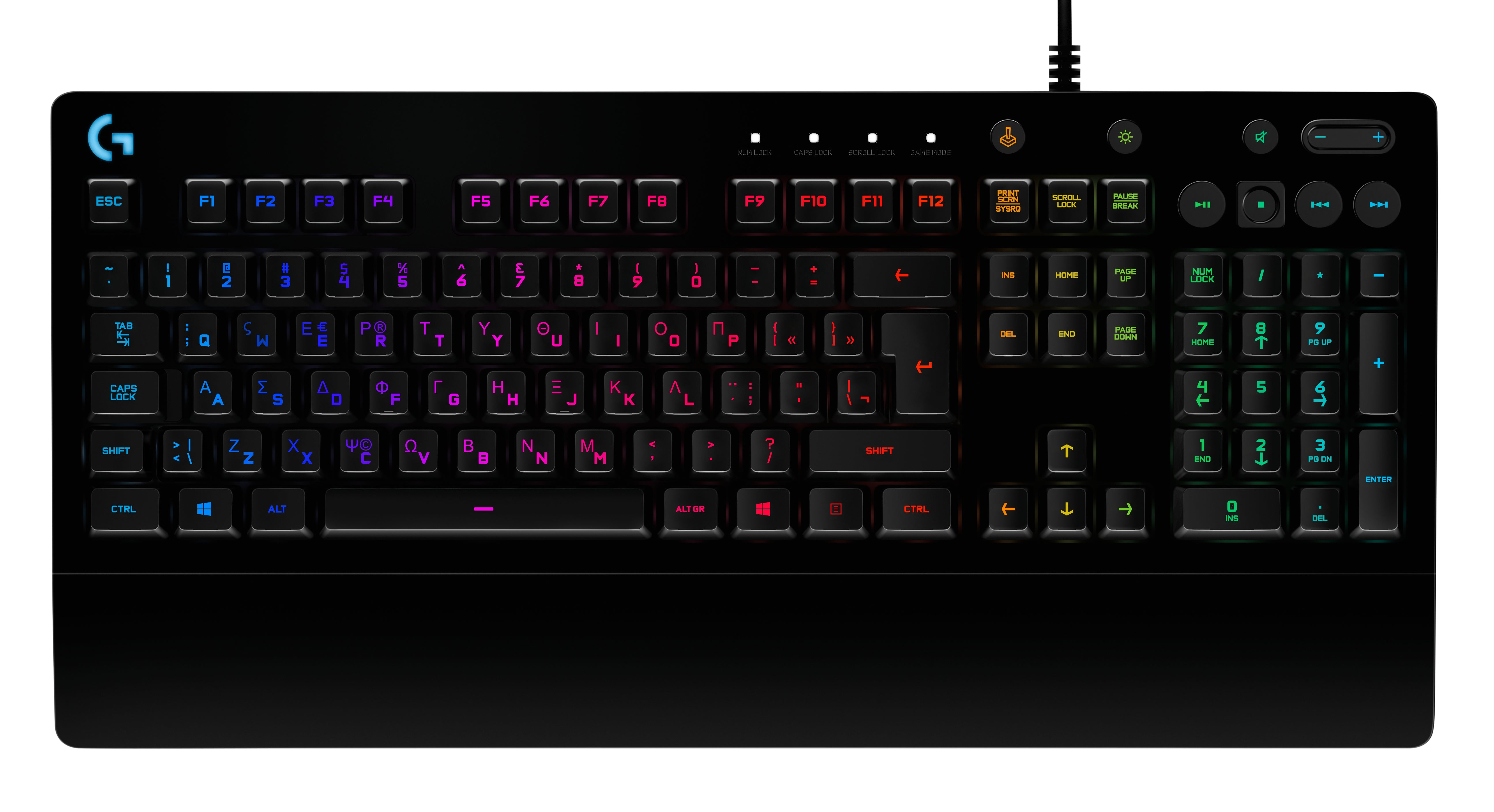 Logitech G213 Prodigy – Gaming Keyboard – Wired USB – Black- Backlighting RGB-0