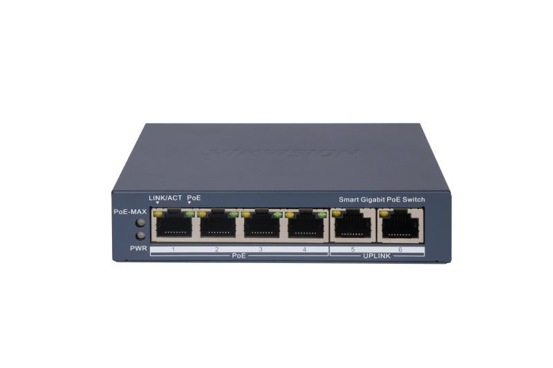 4Ports L2  Smart Managed  4 Gigabit RJ45 PoE ports  2 Gigabit RJ45 port-0