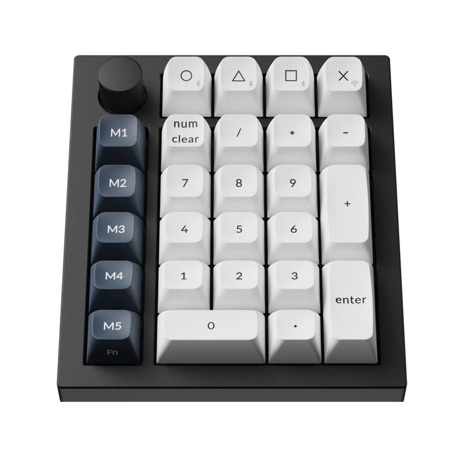 Keychron Q0 Max QMK Gateron Jupiter Red RGB Wireless Custom Number Pad Carbon Black-1