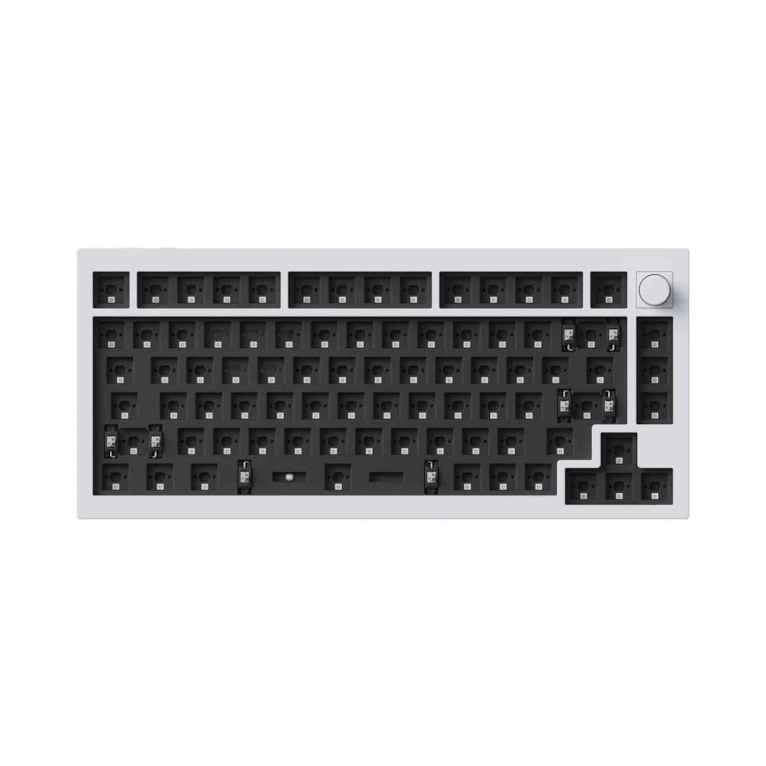 Keychron Q1H-P1 QMK Wireless Custom Keyboard - White-1