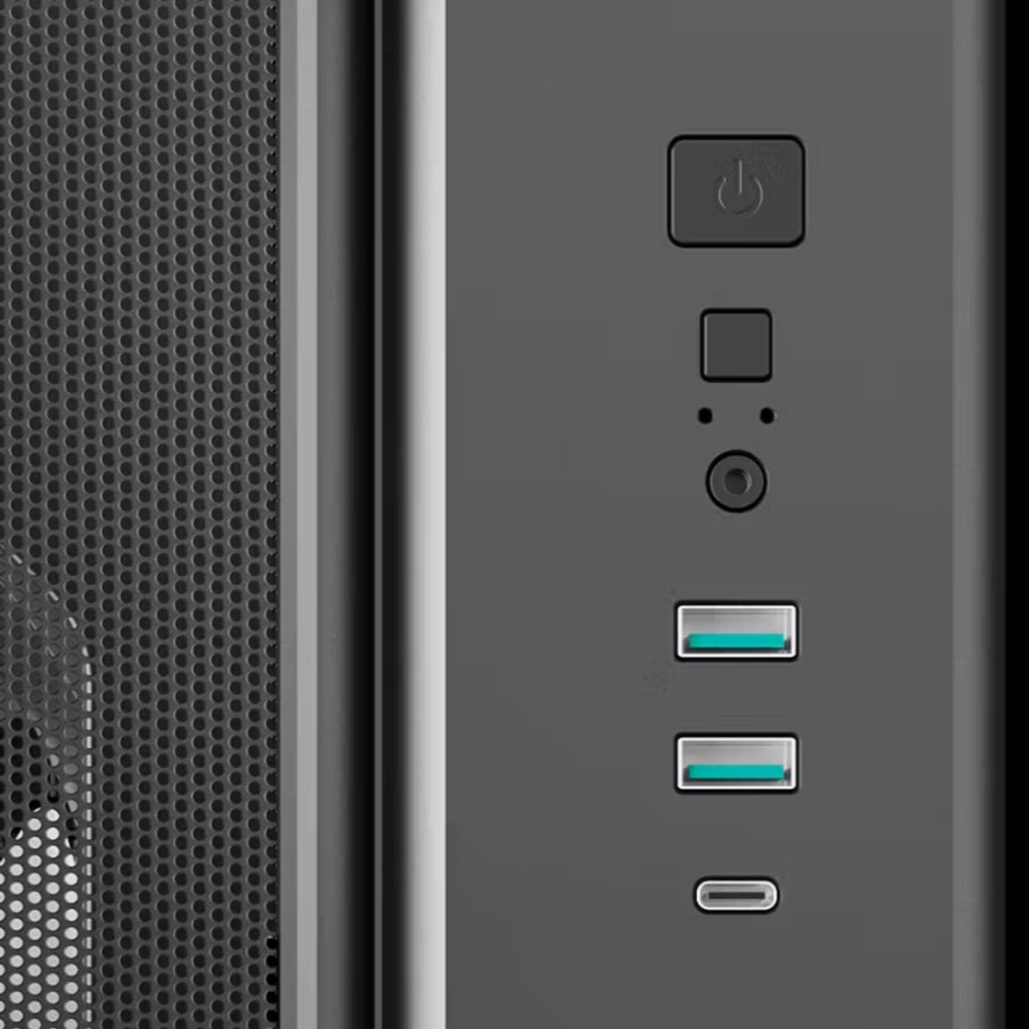 DeepCool CG590 Mesh 2F ATX ARGB Gaming Chassis - Black-10