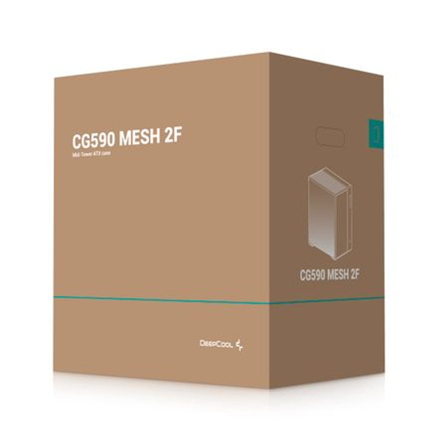 DeepCool CG590 Mesh 2F ATX ARGB Gaming Chassis - Black-12