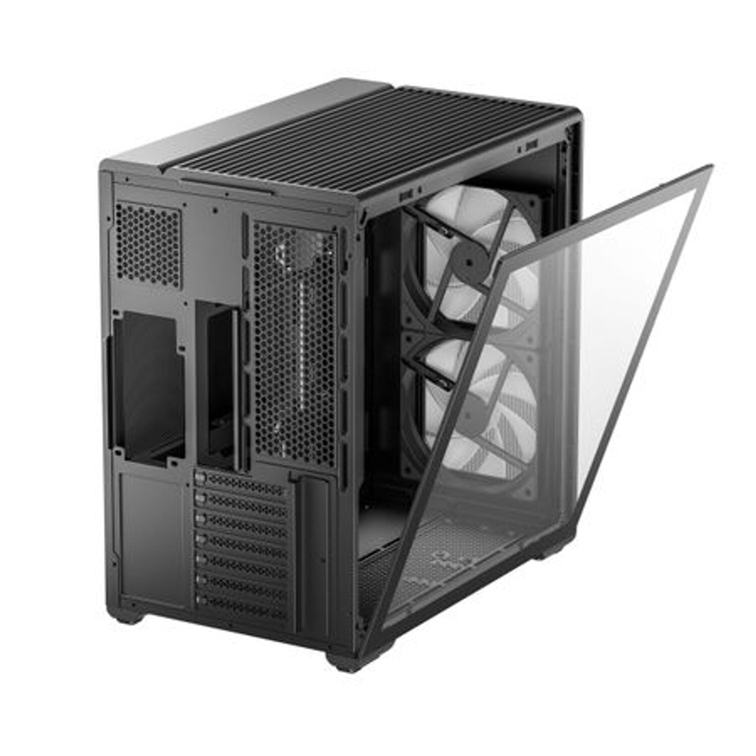 DeepCool CG590 Mesh 2F ATX ARGB Gaming Chassis - Black-5