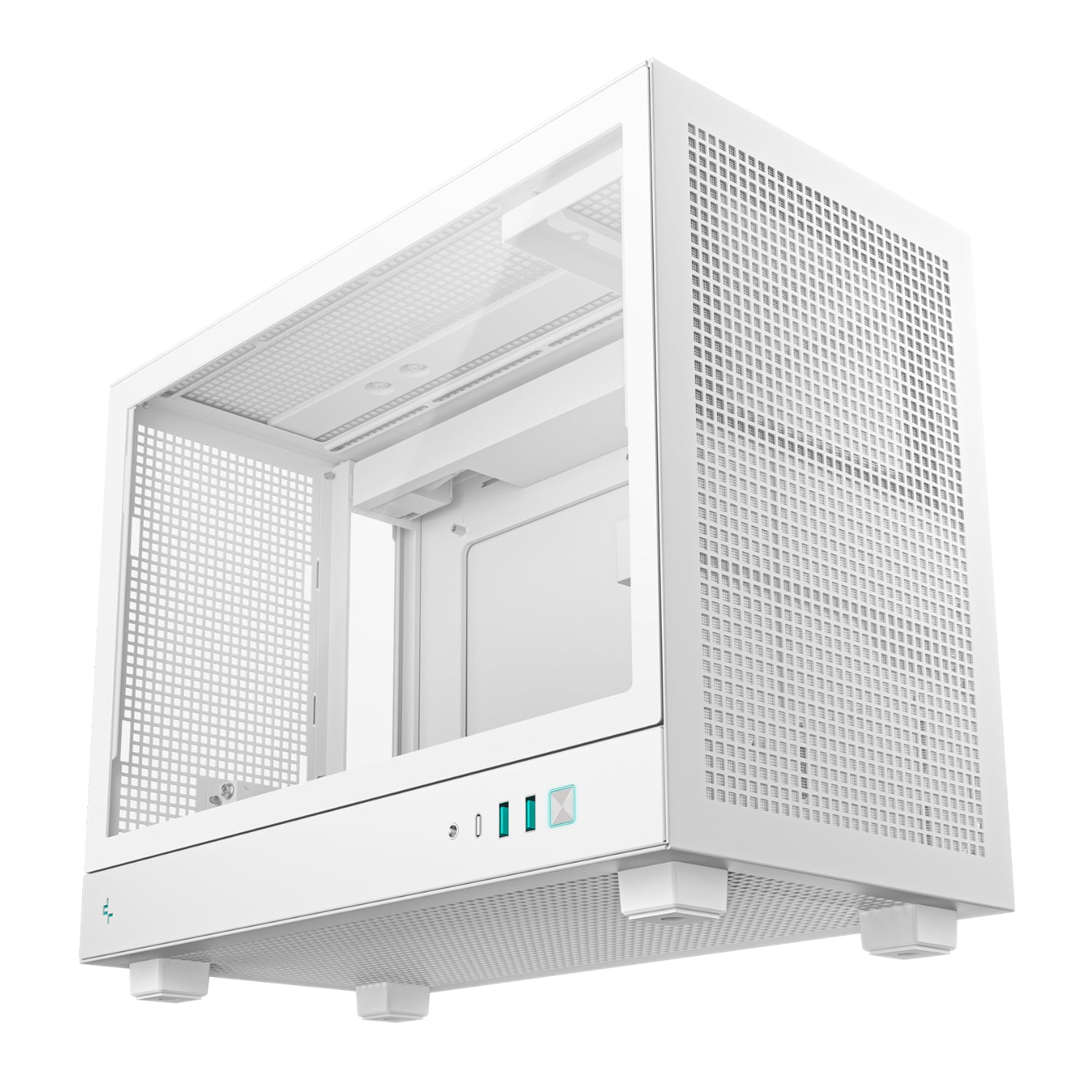 DeepCool CH160 PLUS Micro-ATX Chassis - White-1