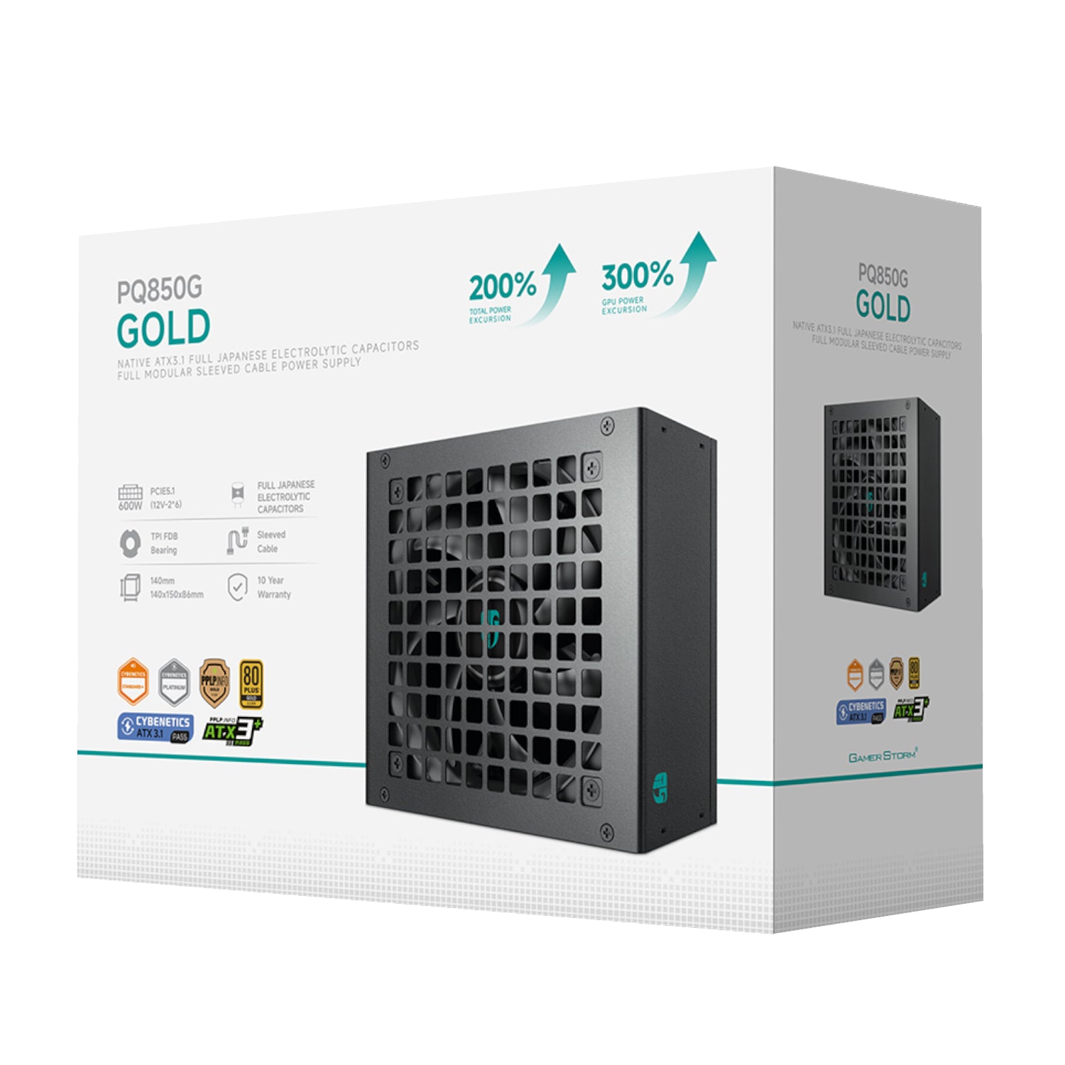 DeepCool PQ850M 850W 80 PLUS GOLD Fully Modular Power Supply-5