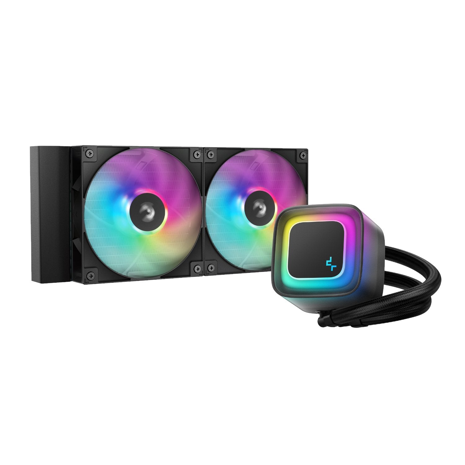 DeepCool LE240 V2 240mm ARGB AIO CPU Liquid Cooler - Black-1