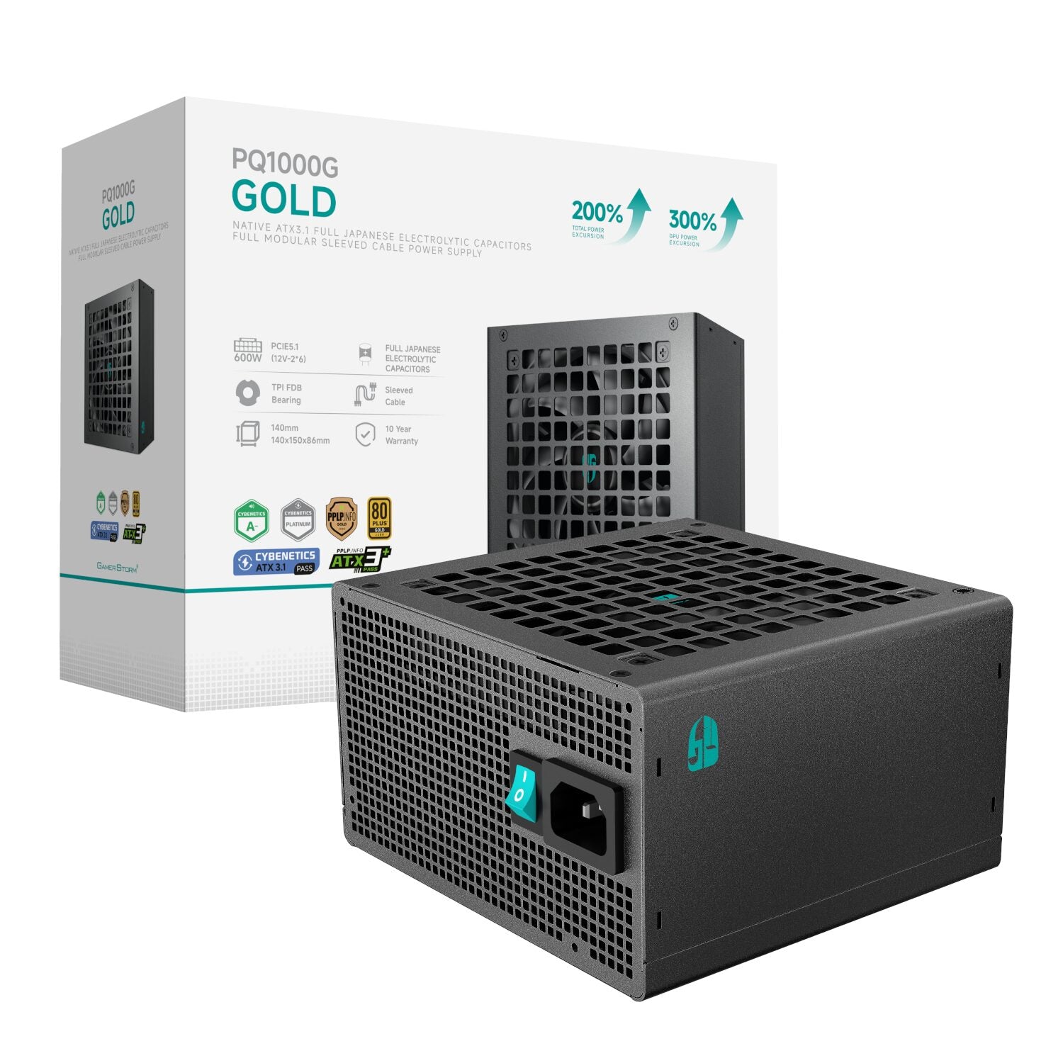DeepCool Gamerstorm PQ1000G 1000W 80PLUS Gold Fully Modular Power Supply-0
