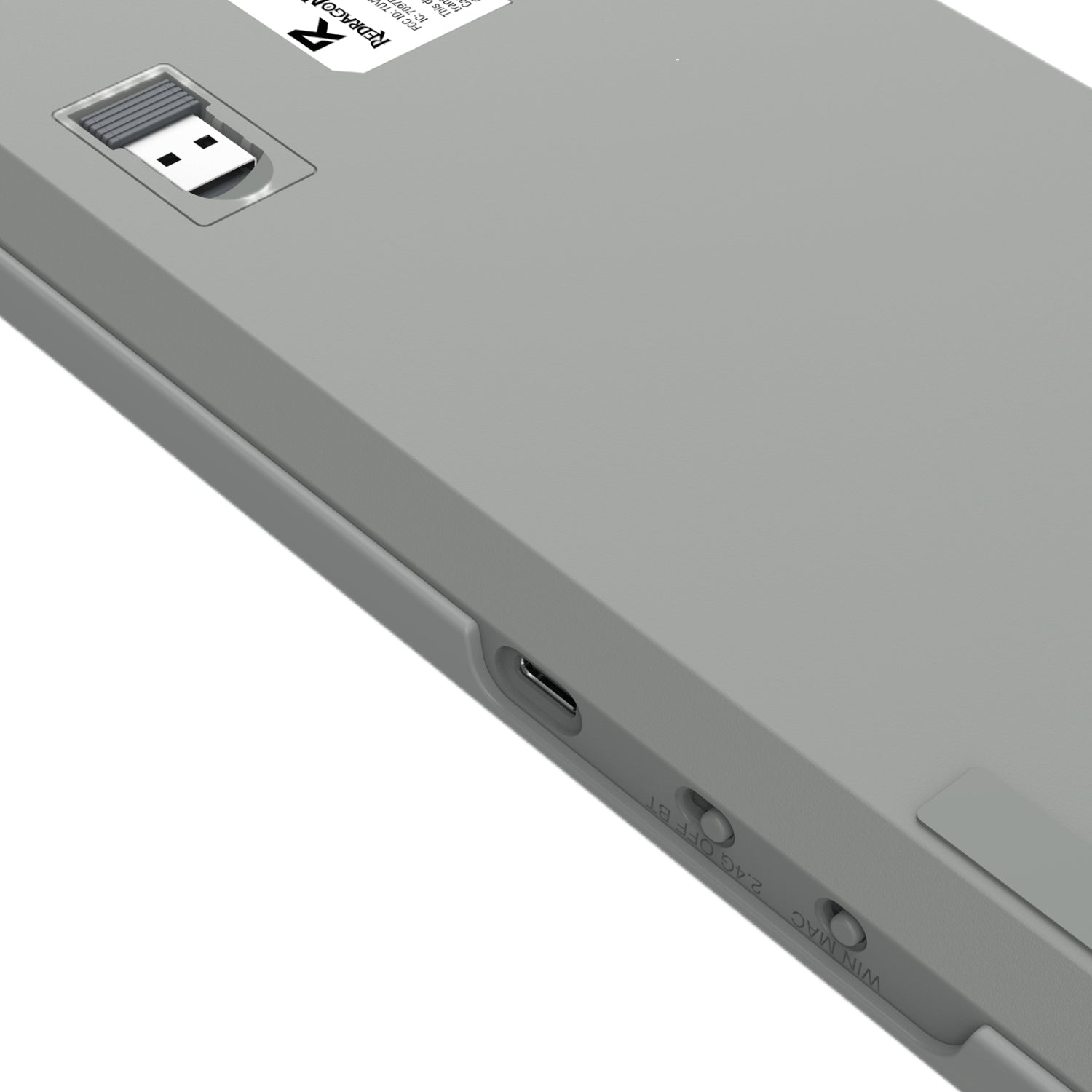 Redragon BK-7485 Wireless Office Keyboard - Grey-8