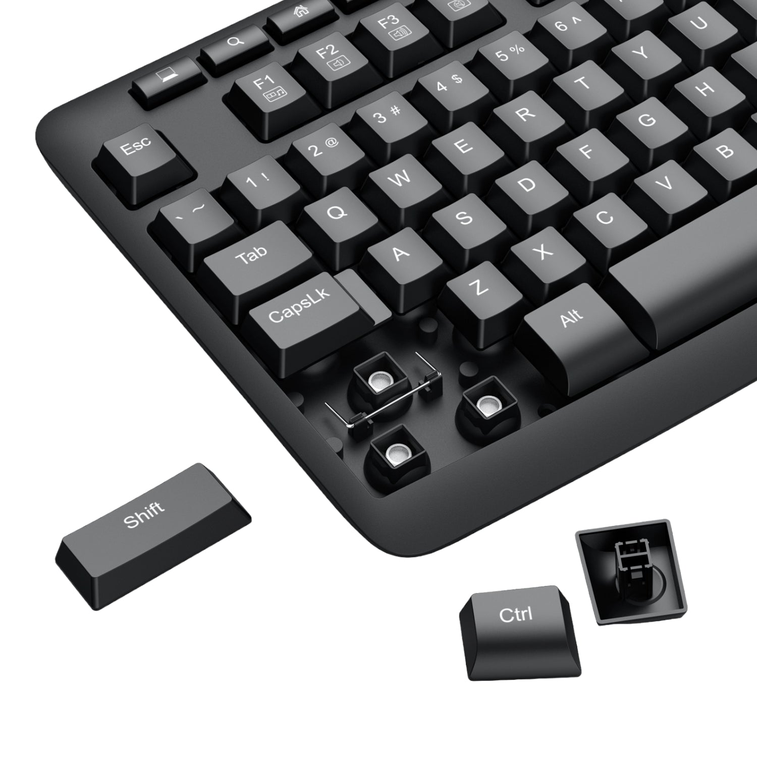Redragon BS-7367-B Wireless Office Keyboard and Mouse Combo - Black-3