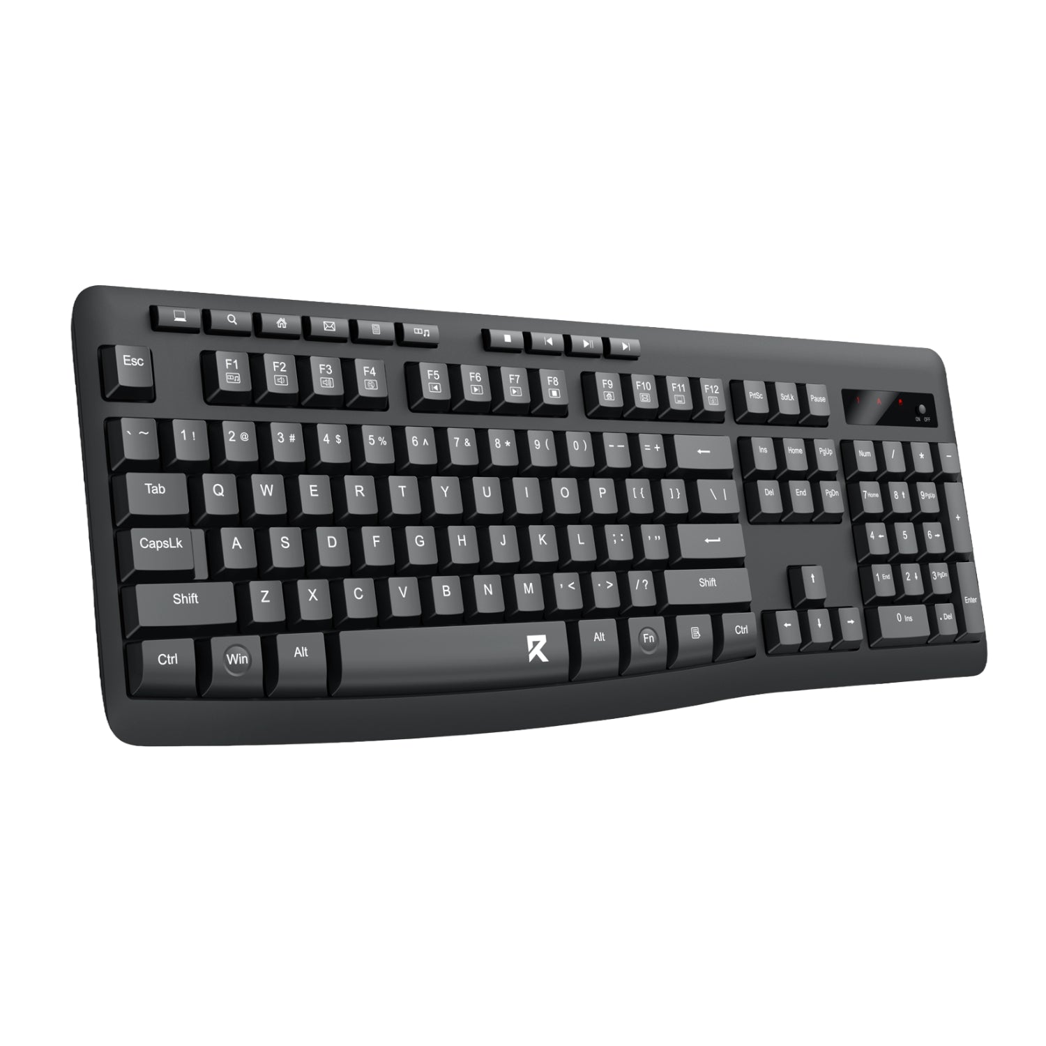 Redragon BS-7367-B Wireless Office Keyboard and Mouse Combo - Black-2