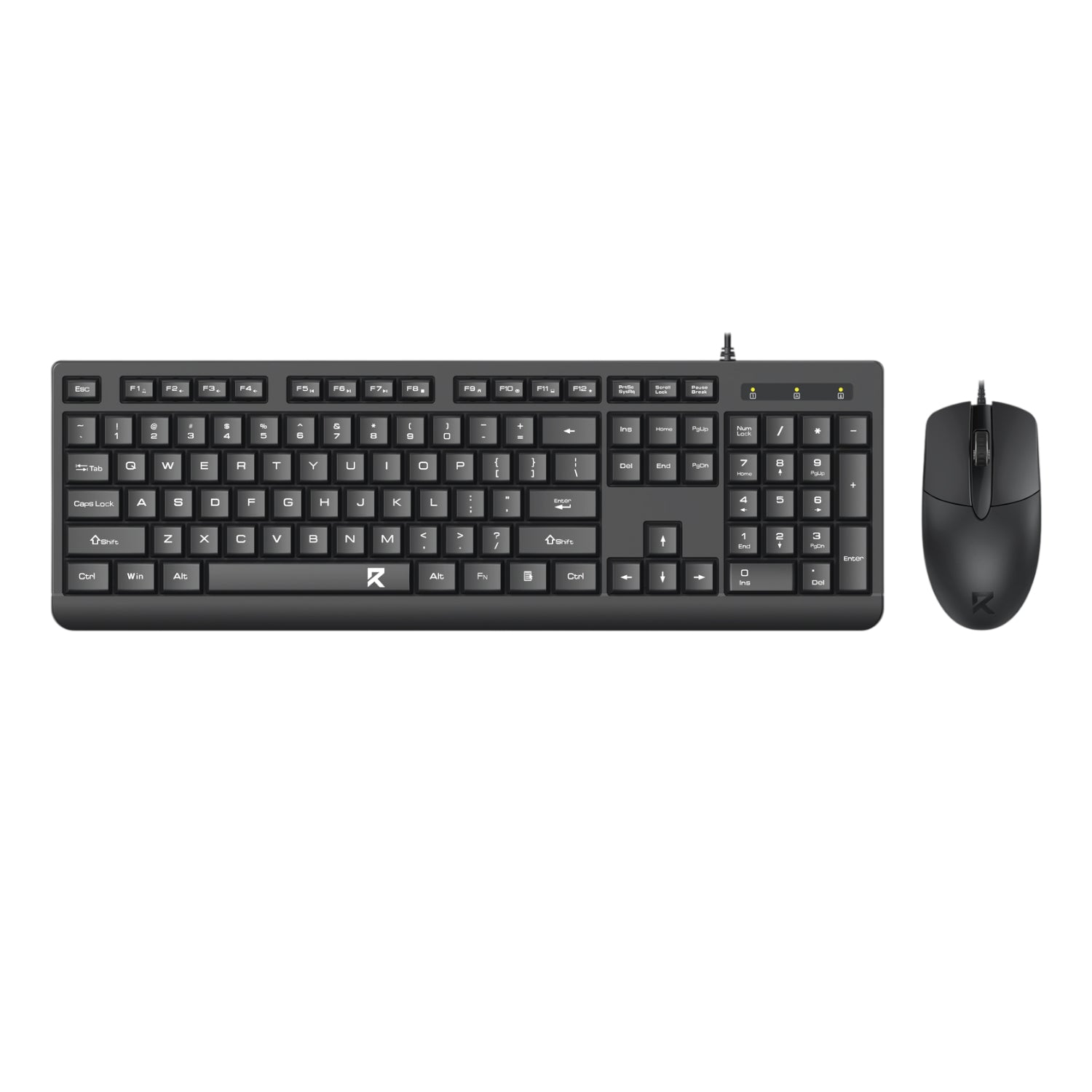 Redragon BS-7543 Wired Keyboard and Mouse Combo - Black-0