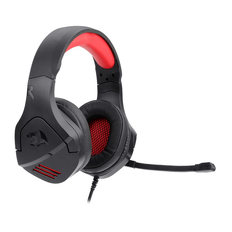 Redragon Theseus 3.5mm|2.0|Boom Mic Gaming Headset - Black (UNBOXED DEAL)