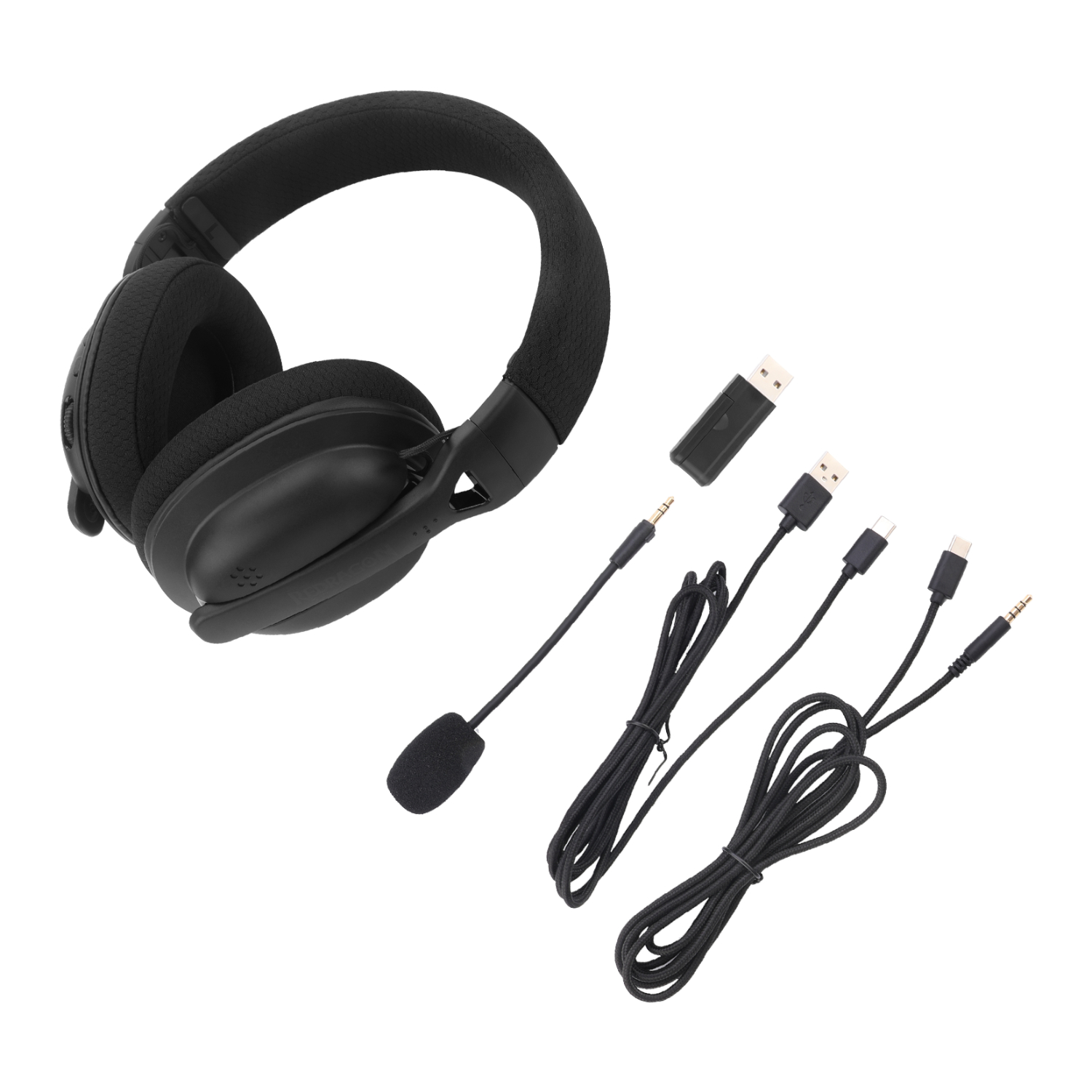 Redragon H819 QUAD AIR Wireless Gaming Headset - Black-6