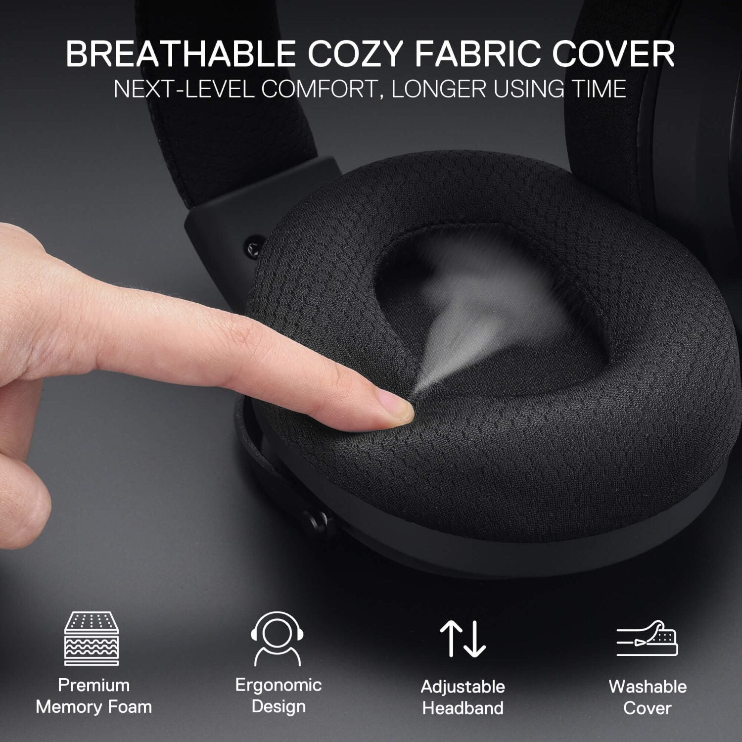 Redragon Arrow Pro H858 Wireless Gaming Headset (Bluetooth + 2.4GHz)-3