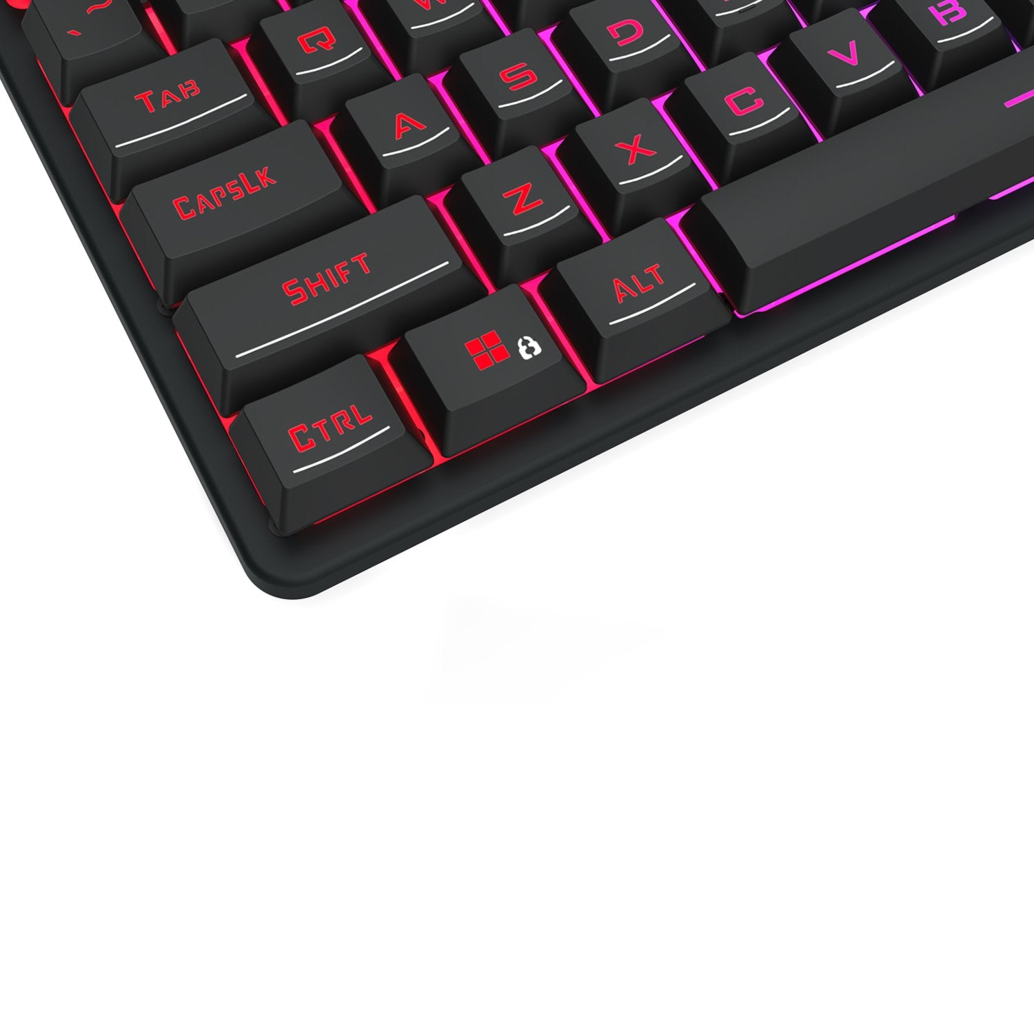 Redragon K521 Upgrade Rainbow LED 104-Key Membrane Gaming Keyboard-4