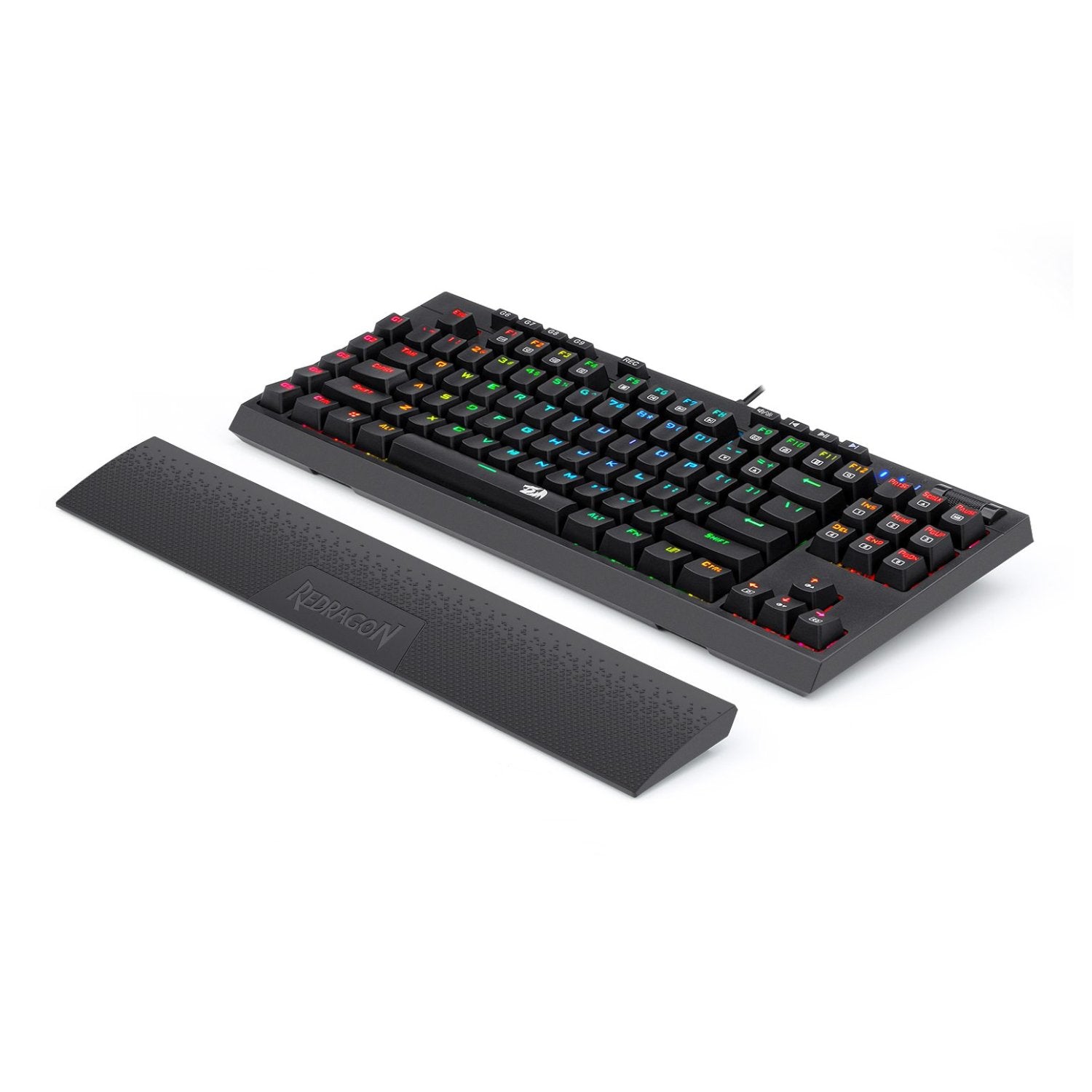 Redragon K588 RGB Pro BROADSWORD TKL Mechanical Wired Gaming Keyboard - Black-4