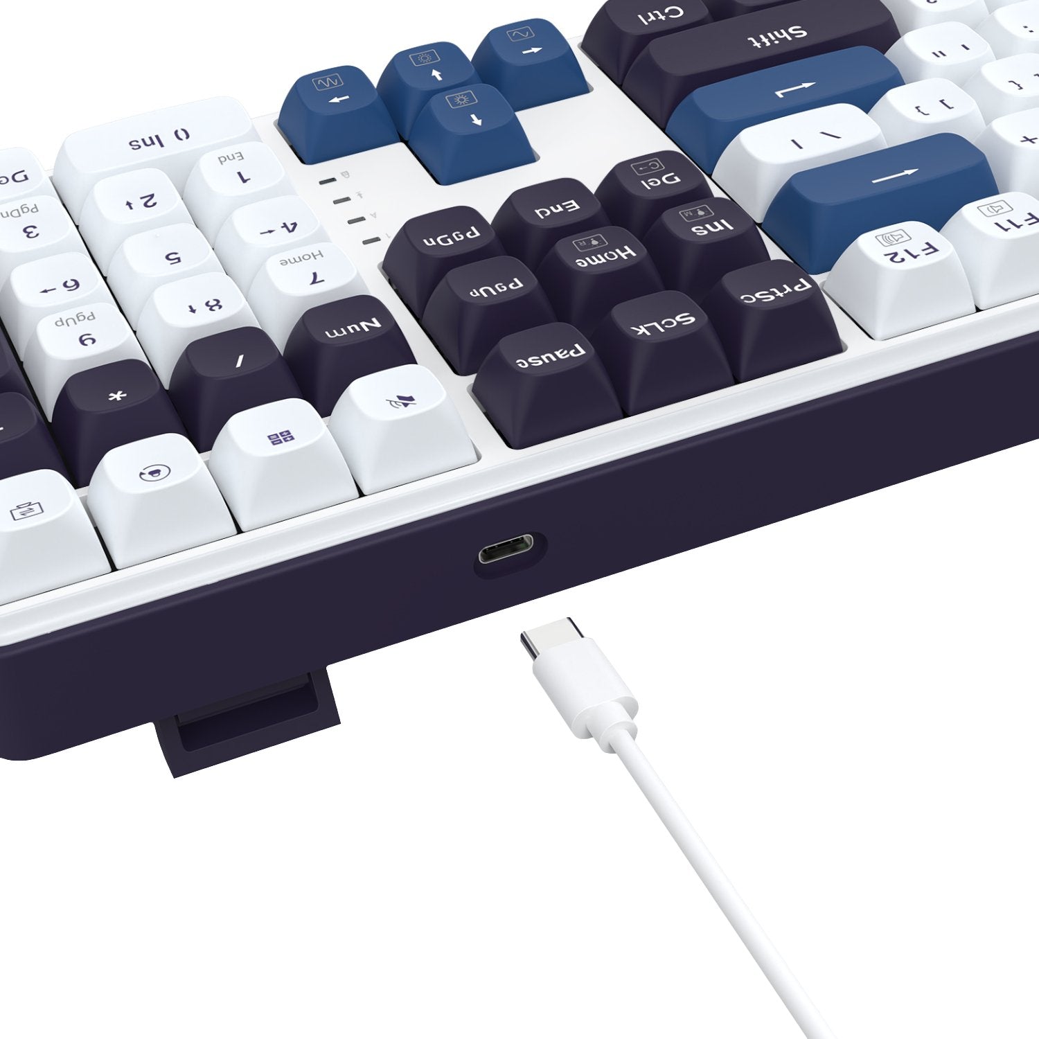 Redragon K689 WYVERN RGB Wired Mechanical Keyboard - White/Black-6