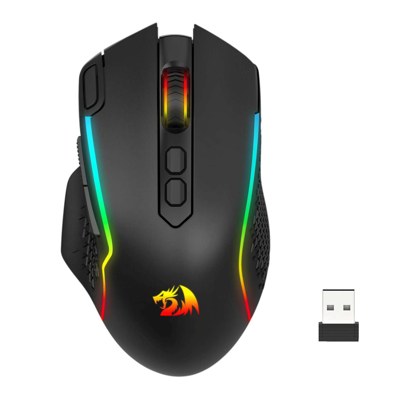 Redragon TAIPAN MAX 12000DPI Wireless Gaming Mouse - Black-0