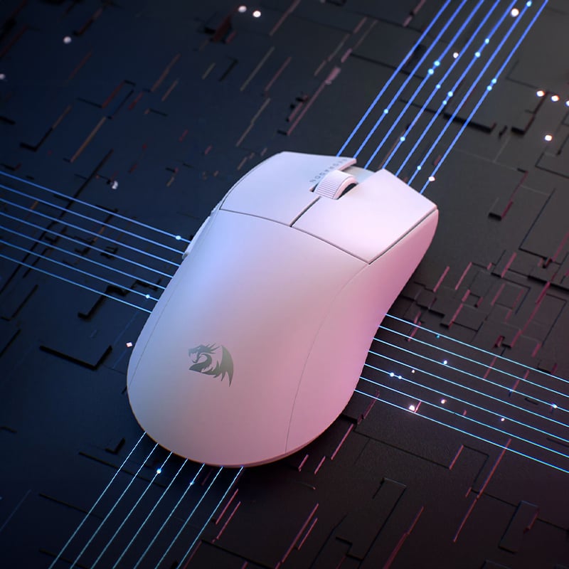 REDRAGON M916 PRO 1K 3-Mode Wireless Gaming Mouse - Pink-2