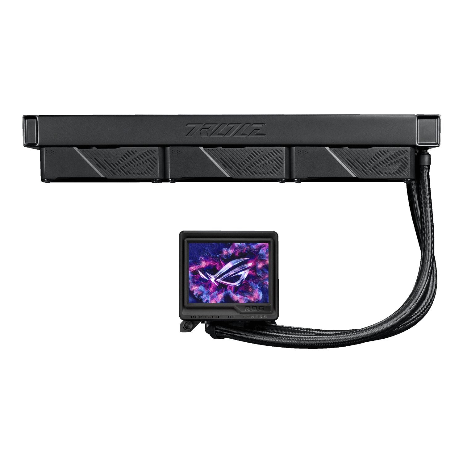 Asus ROG Ryujin III ARGB AIO Liquid Cooler - 3.5" LCD Display-3