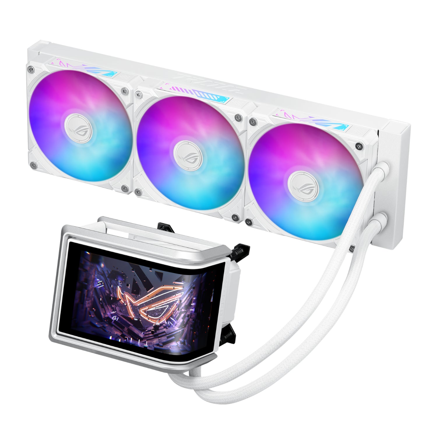 ASUS ROG RYUO IV 360 ARGB Liquid CPU Cooler White Edition-1