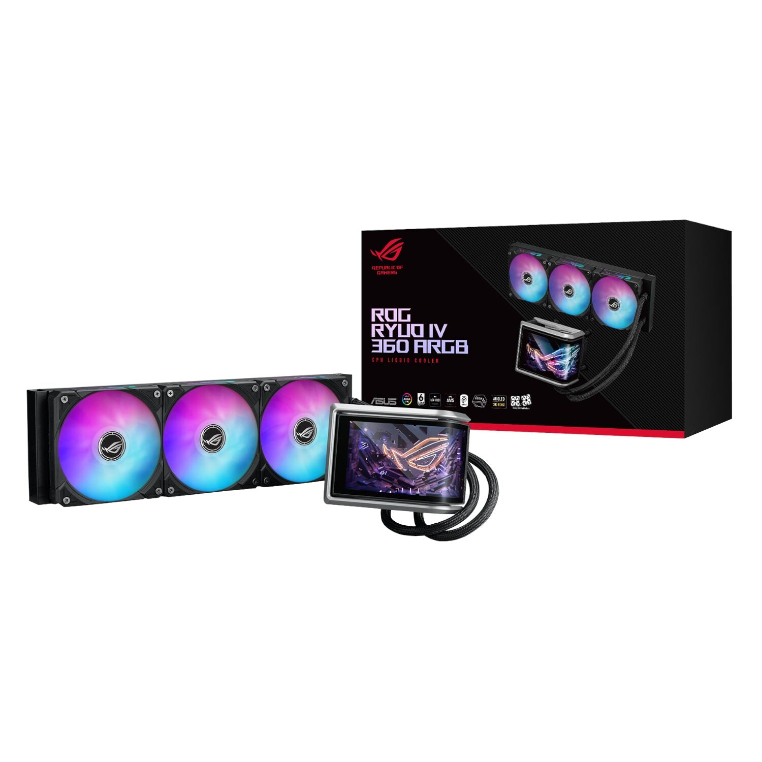 ASUS ROG RYUO IV 360 ARGB Liquid CPU Cooler-0