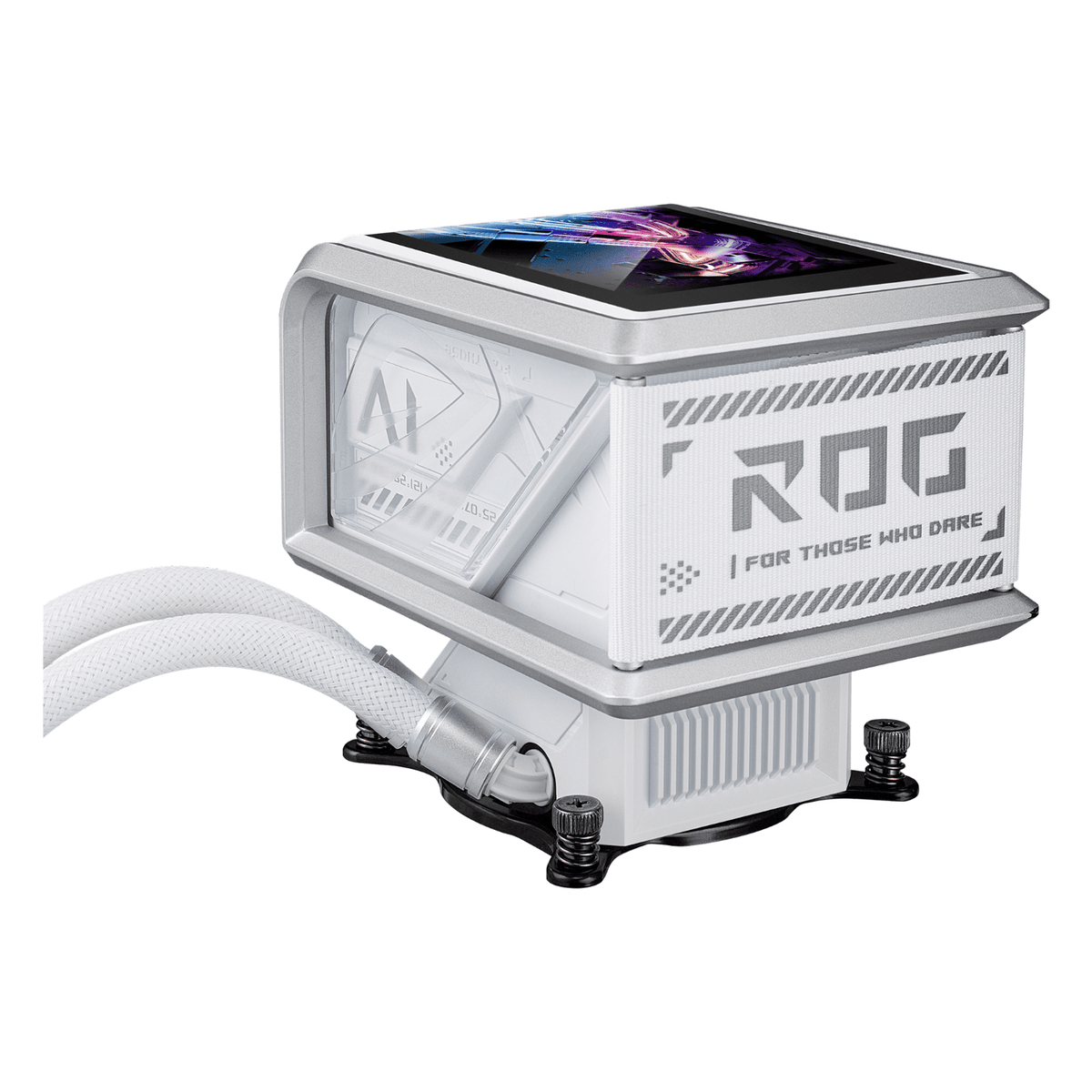 ASUS ROG Ryuo IV SLC 360 ARGB White Edition 360MM Liquid CPU Cooler - White-3