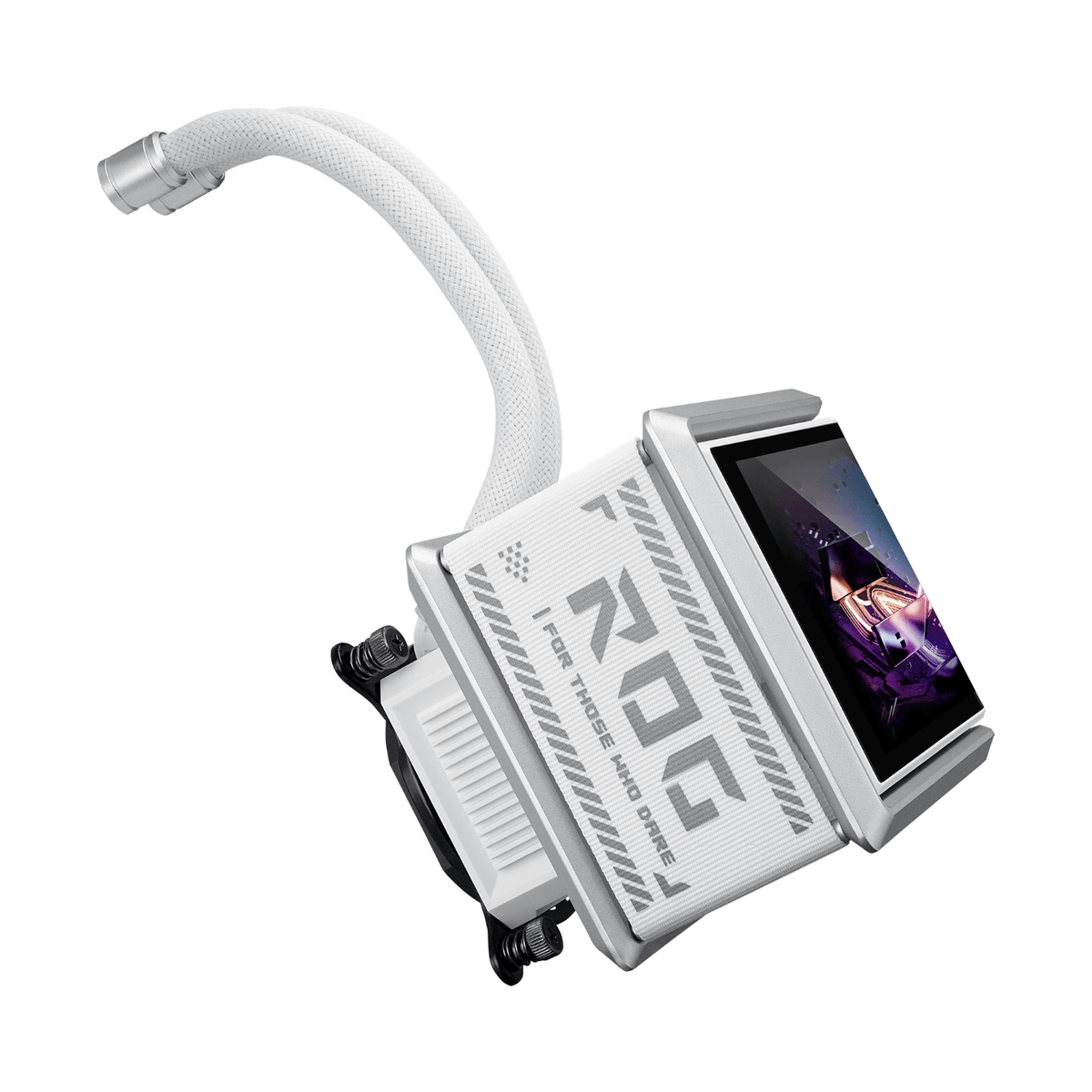 ASUS ROG Ryuo IV SLC 360 ARGB White Edition 360MM Liquid CPU Cooler - White-4
