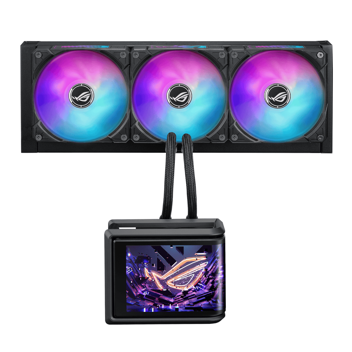 ASUS ROG Ryuo IV SLC 360mm ARGB Liquid CPU Cooler - Black-1