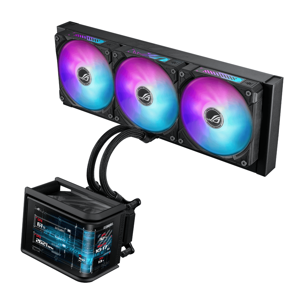 ASUS ROG Ryuo IV SLC 360mm ARGB Liquid CPU Cooler - Black-2