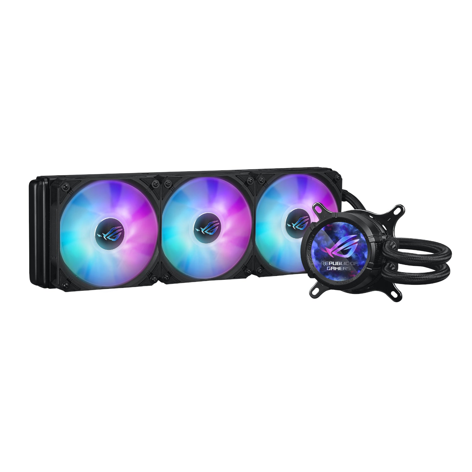 Asus ROG STRIX LC III 360 ARGB LCD All-in-one CPU Liquid Cooler - Black-1