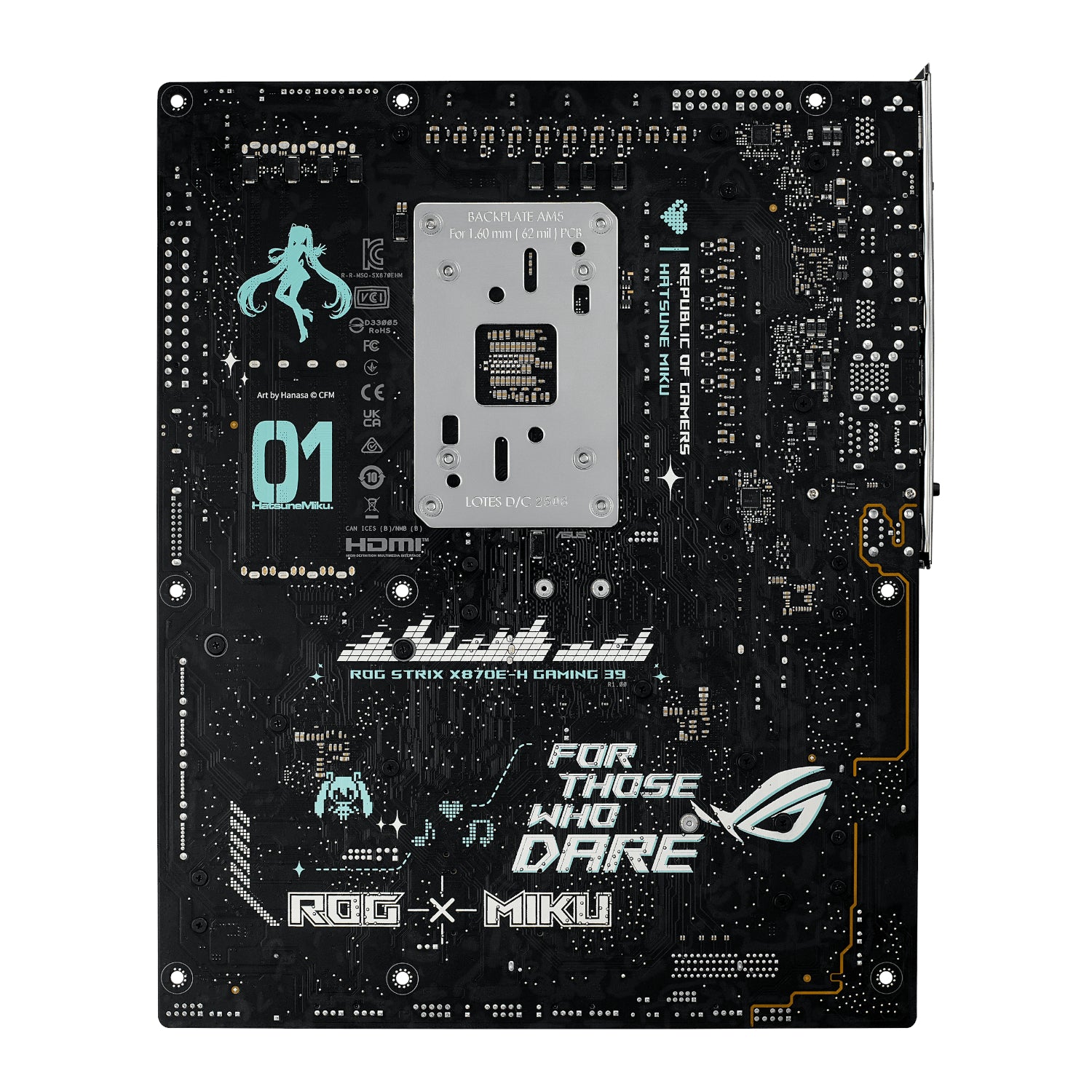 Asus ROG Strix X870E-H Gaming Wi-Fi 7 AM5 ATX Hatsune Miku Edition Motherboard-6