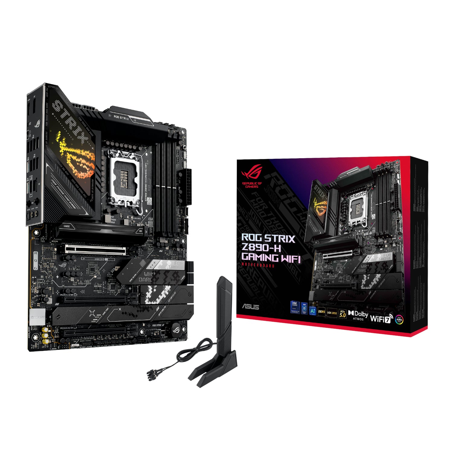 Asus ROG Strix Z890-H GAMING WIFI Intel LGA1851 ATX Motherboard-0